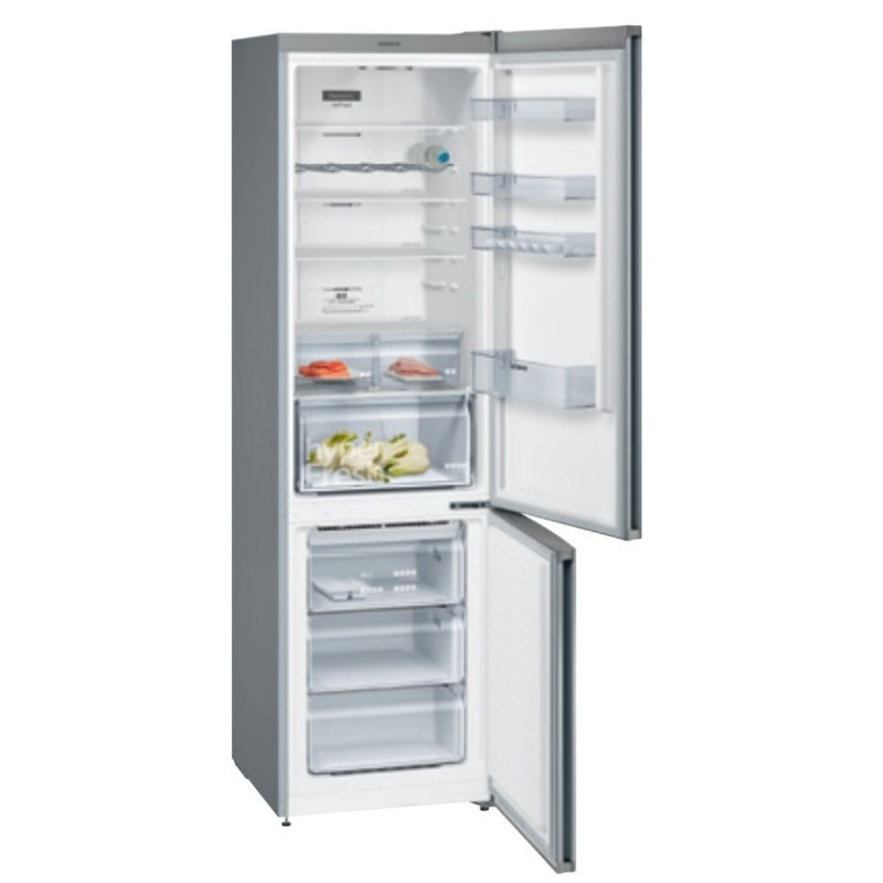 Siemens iQ300 KG39NXIEA nevera y congelador Independiente 368 L E Acero inoxidable