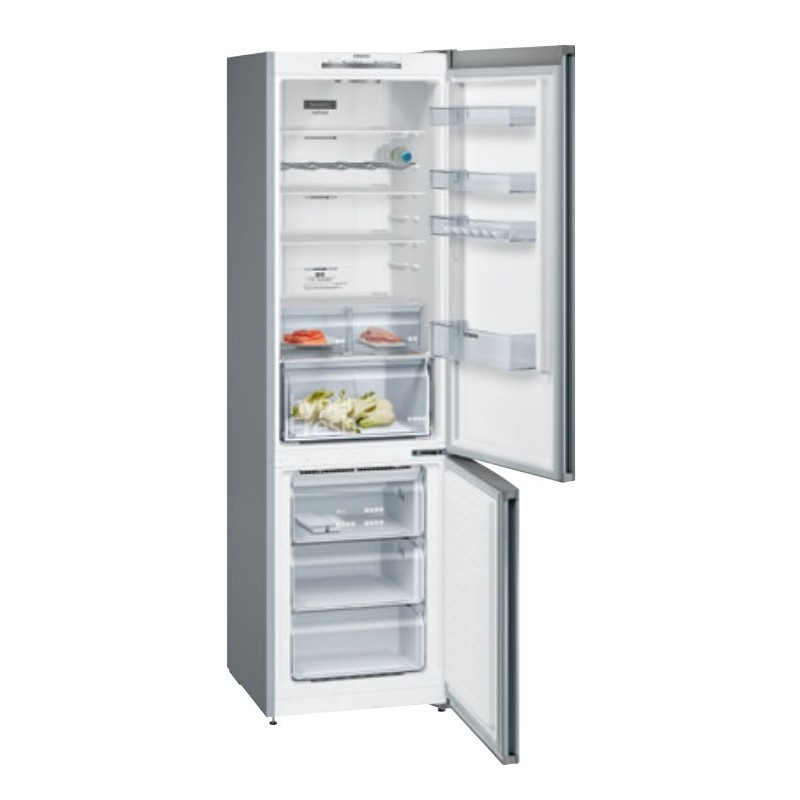 Siemens iQ300 KG39NVIDA nevera y congelador Independiente 368 L D Acero inoxidable