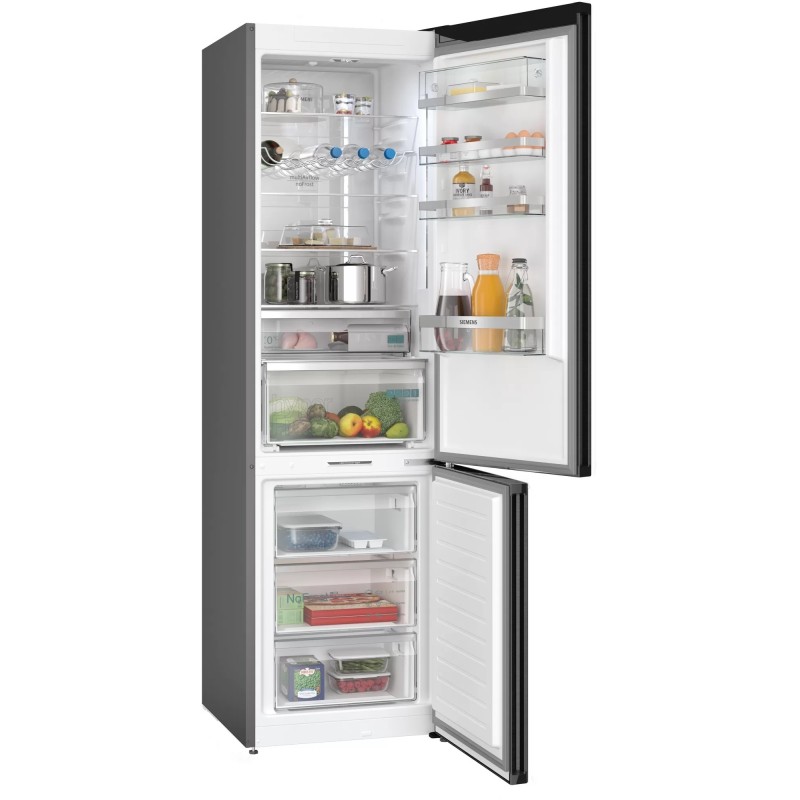 Siemens iQ500 KG39NAXCF nevera y congelador Independiente 363 L C Acero inoxidable