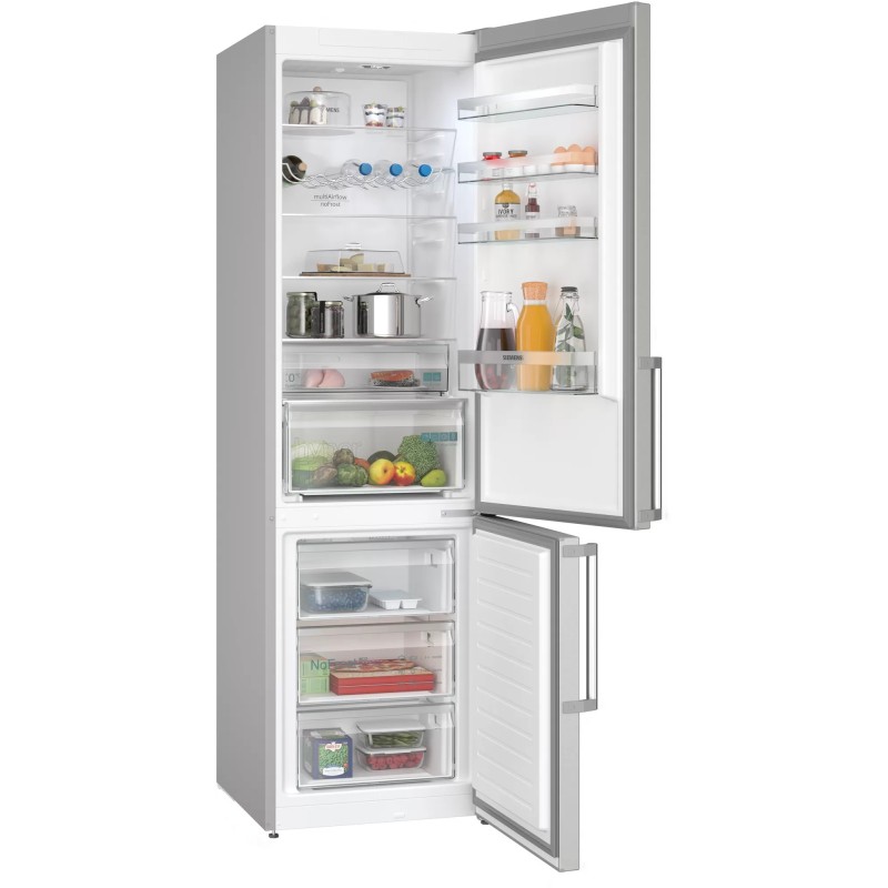 Siemens iQ300 KG39N7ICT nevera y congelador Independiente 363 L C Acero inoxidable