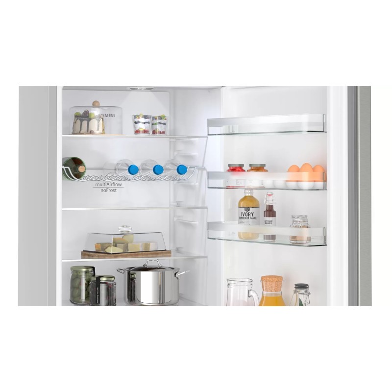 Siemens iQ300 KG39N7ICT nevera y congelador Independiente 363 L C Acero inoxidable
