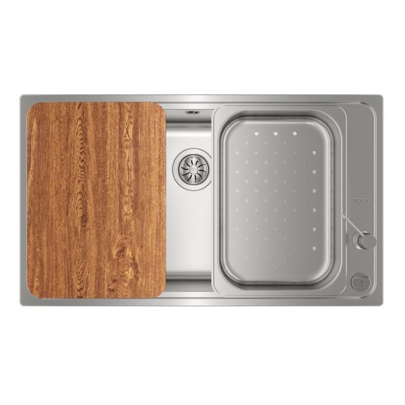 Fregadero Teka BAHIA 1C PLUS, inox cubet