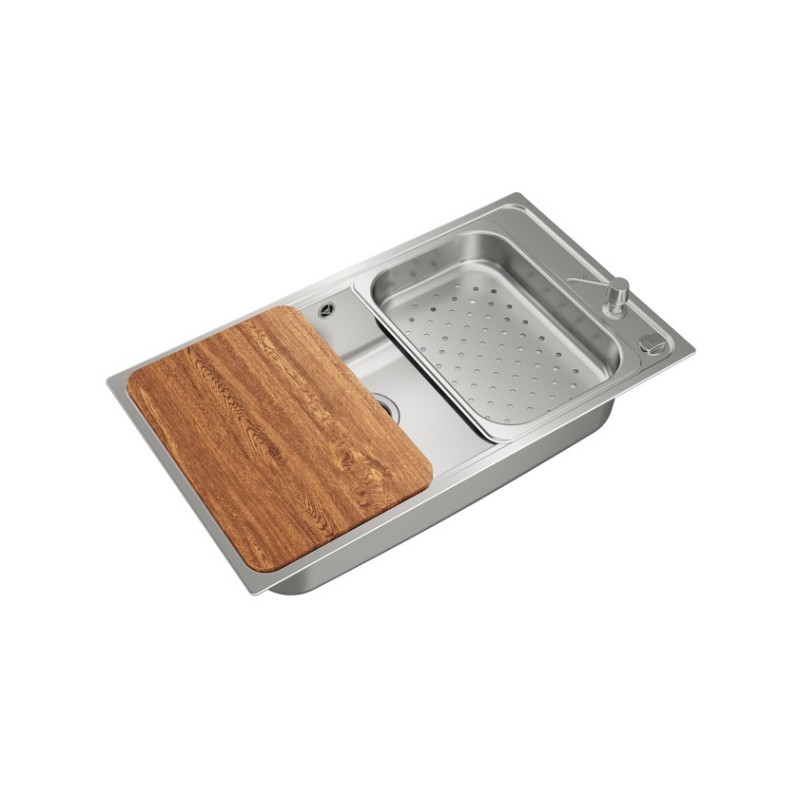 Fregadero Teka BAHIA 1C PLUS, inox cubet