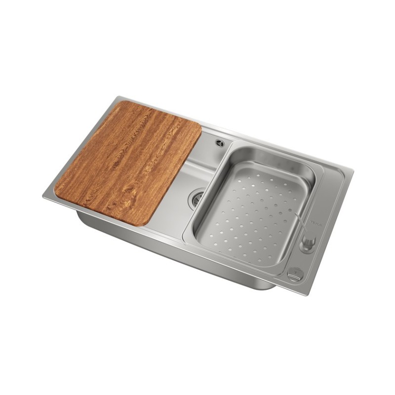 Fregadero Teka BAHIA 1C PLUS, inox cubet