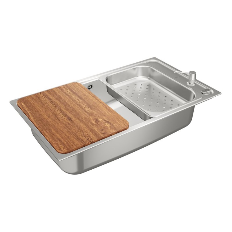 Fregadero Teka BAHIA 1C PLUS, inox cubet