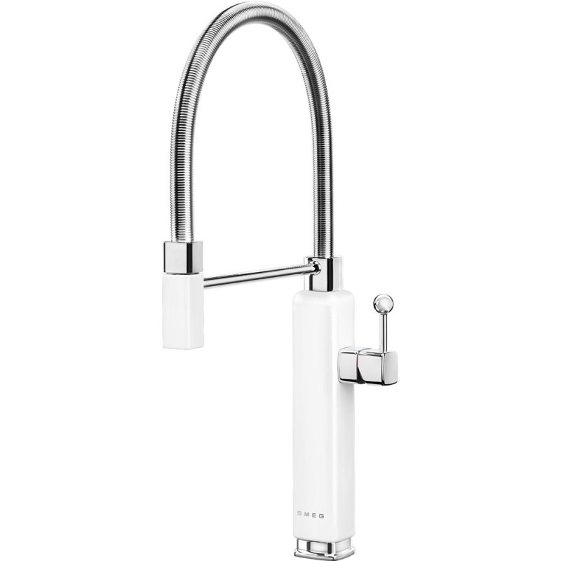 Grifo Smeg MDF50WH, para fregadero, colo