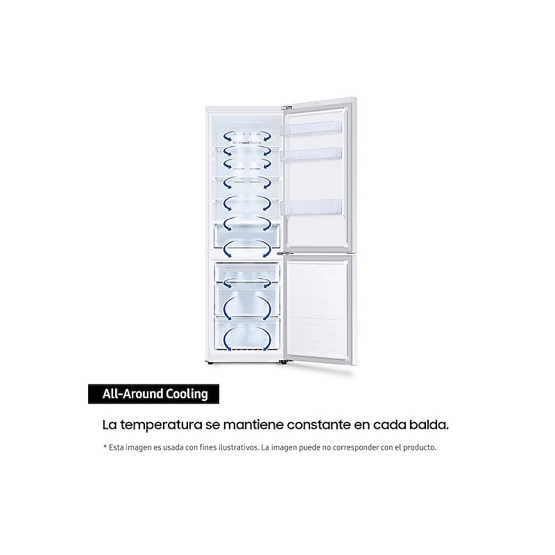 Combi Samsung RB34C600DWWEF, SMART con AI, Display