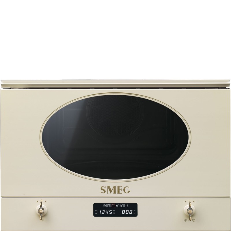 Microondas Smeg MP822PO, Colonial, integ