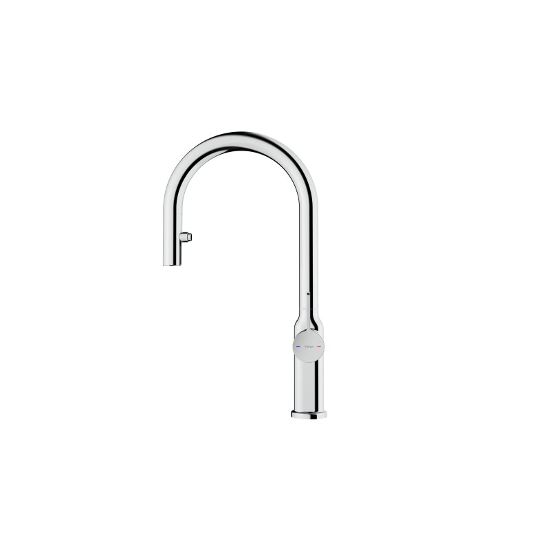 Grifo Teka OVAL 9382 CROMO, Caño alto gi