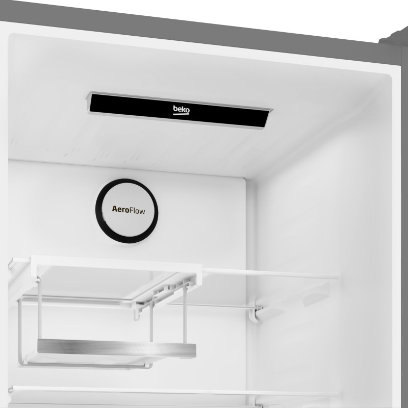 Beko B7RCNE407HXBR Independiente 355 L B Negro, Acero inoxidable