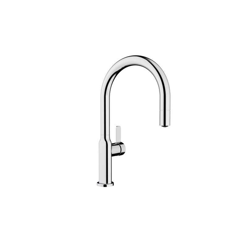 Grifo Teka OVAL 9381 CROMO, Caño alto gi