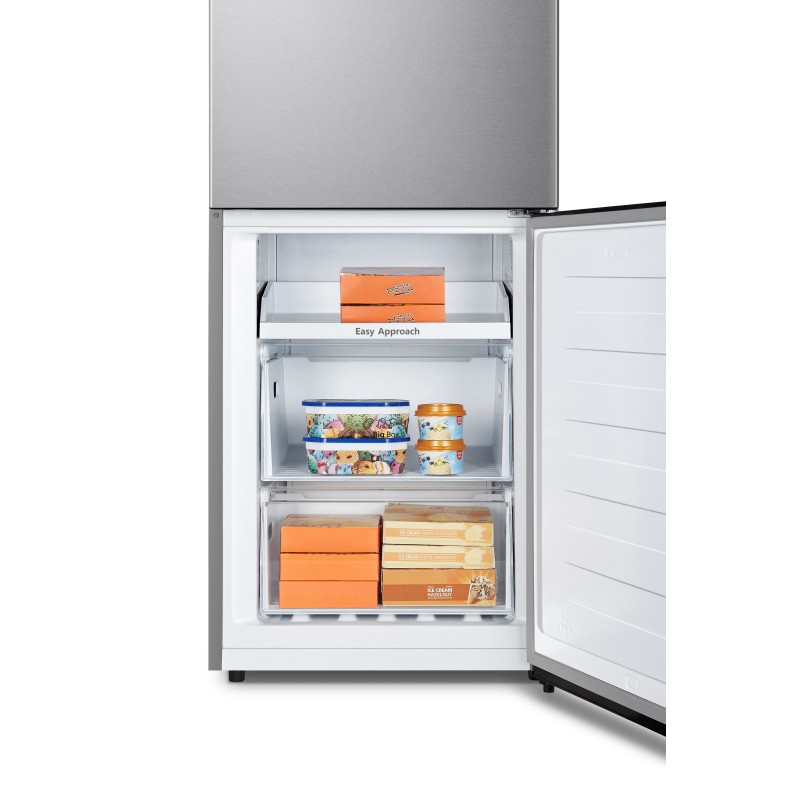 Combi Hisense RB390N4ACE, 300 litros, Inox, 185x6E