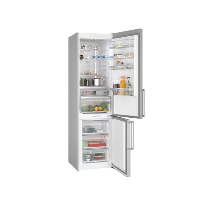Siemens iQ500 KG39NAIBT nevera y congelador Independiente 363 L B Acero inoxidable