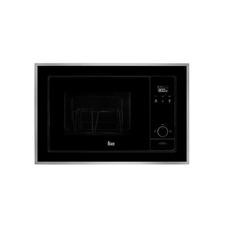 Teka ML 820 BIS Integrado Microondas con grill 20 L 700 W Negro, Acero inoxidable