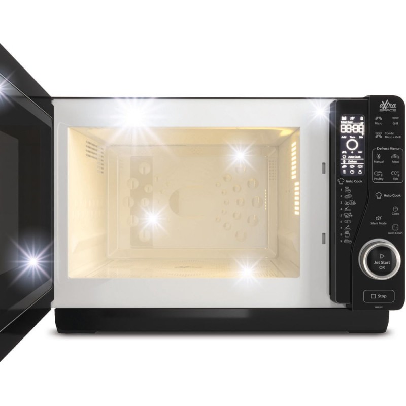 Microondas Whirlpool MWF421BL,  25-30 L 