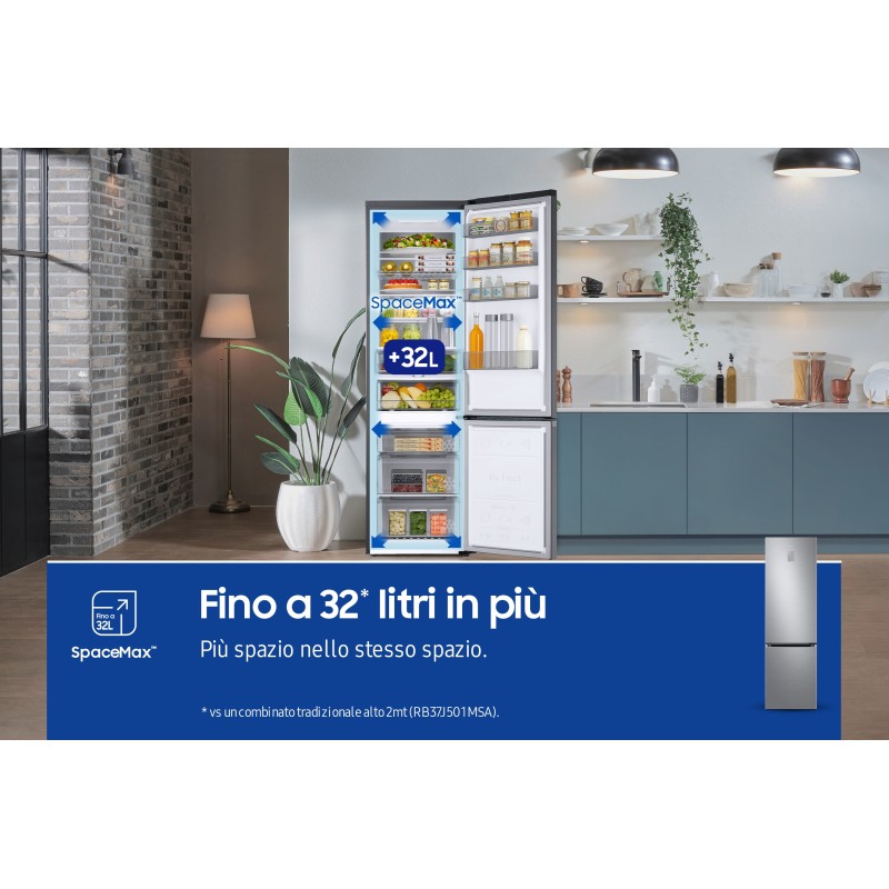 Combi  Samsung  RB38C776CS9EF, 2,03M, C, 385 L, In
