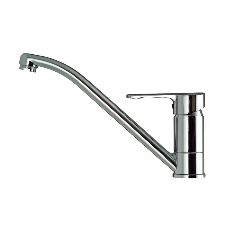 Grifo Teka ML CROMO, con acabo de acero 