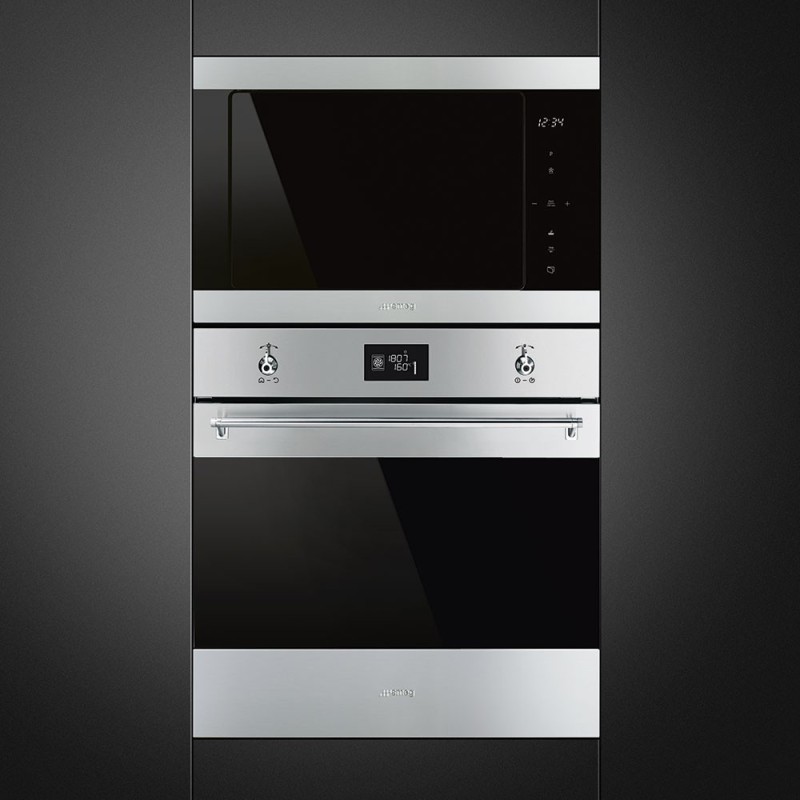 Microondas Smeg FMI325X, con grill, Esté