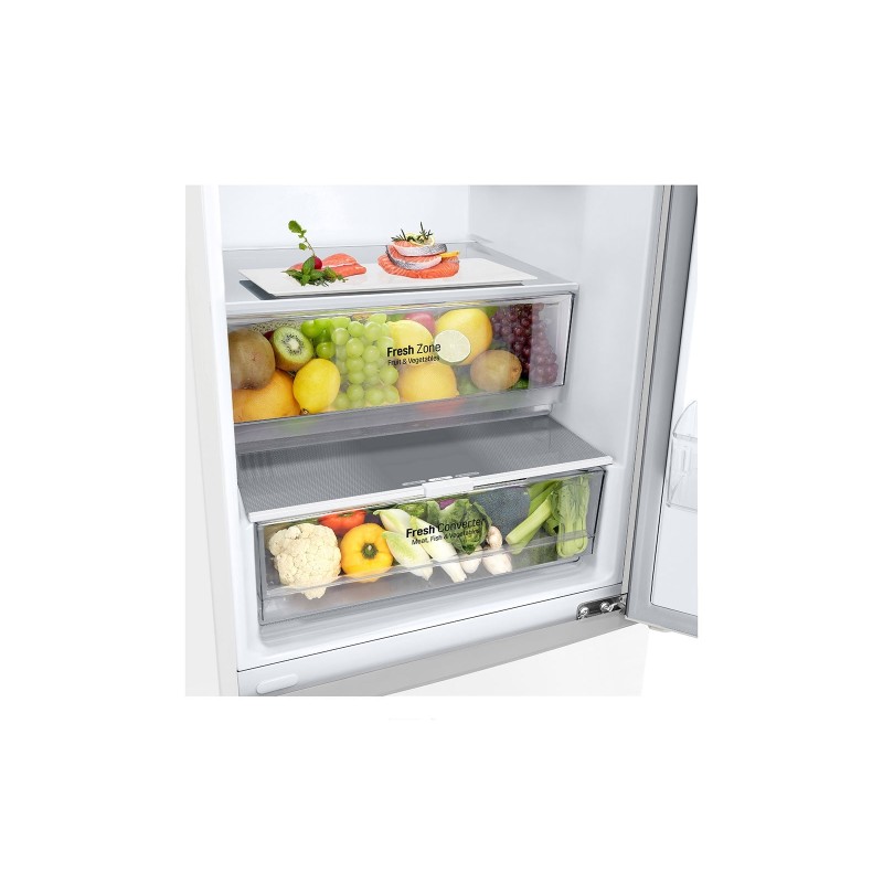 Combi LG GBP62SWNGN, D, 203, Interior, Blanco
