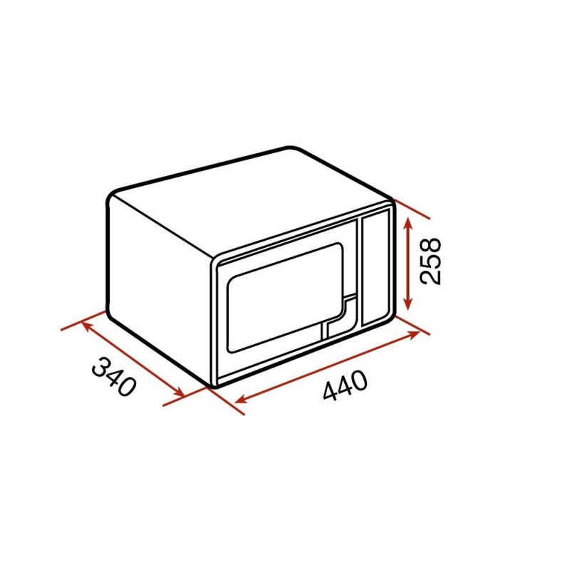 Teka MWE 225 G Encimera 20 L 700 W Blanco