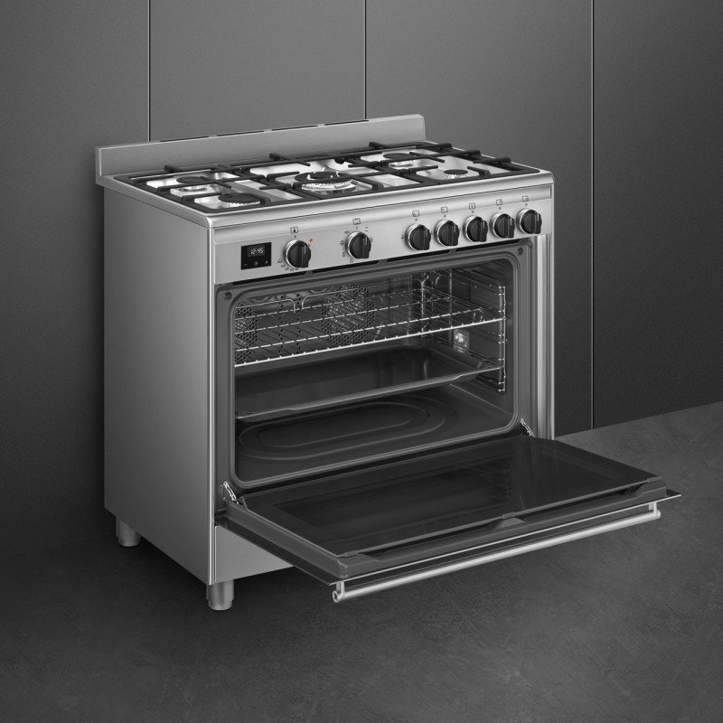 Cocina Smeg BG91X2,  90x60 cm, Concerto,