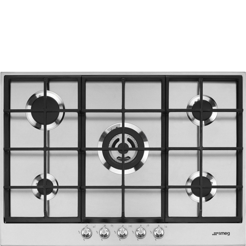 Placa Smeg PX175,  Gas, Estética Línea, 