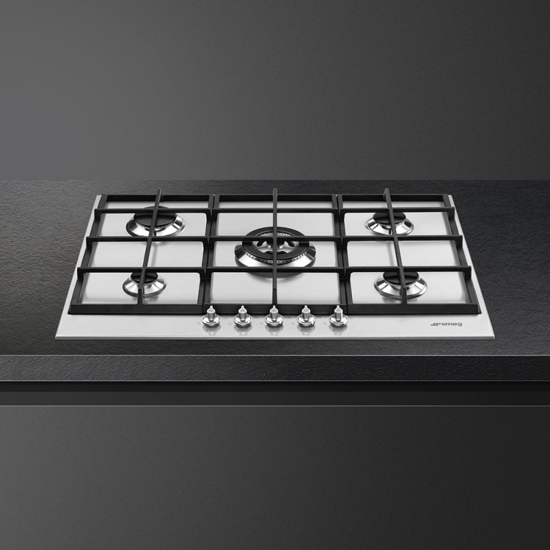 Placa Smeg PX175,  Gas, Estética Línea, 