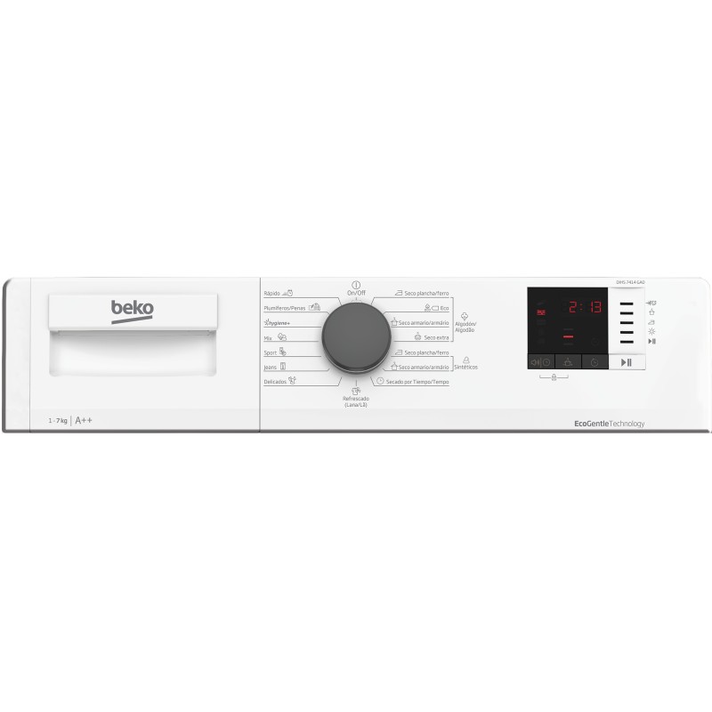 Beko DIHS 7414 GA0 secadora Integrado Carga frontal 7 kg A++ Blanco