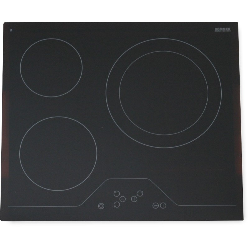 Vitroceramica Rommer VTC59, 3 fuegos, 1400, 1800 .