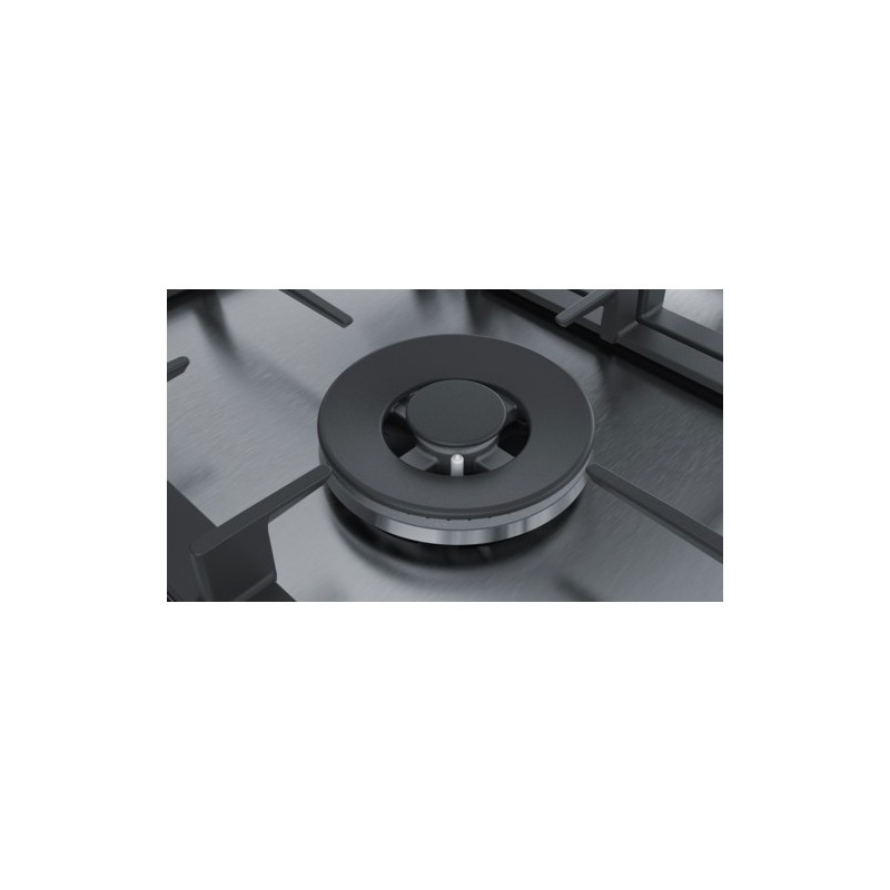 Bosch PCC6A5B90 hobs Acero inoxidable Integrado Encimera de gas 3 zona(s)