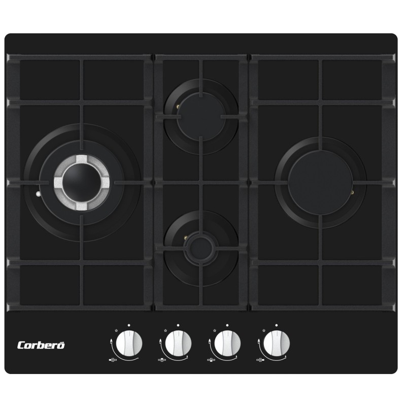 Placa Corbero CPCGM4F4121N,  Cristal Gas 60 x 52 x