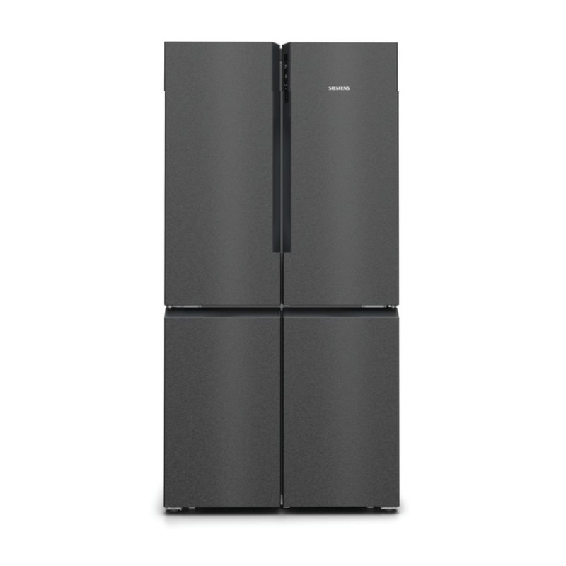 Siemens iQ500 KF96NAXEA nevera puerta lado a lado Independiente 605 L E Negro, Acero inoxidable