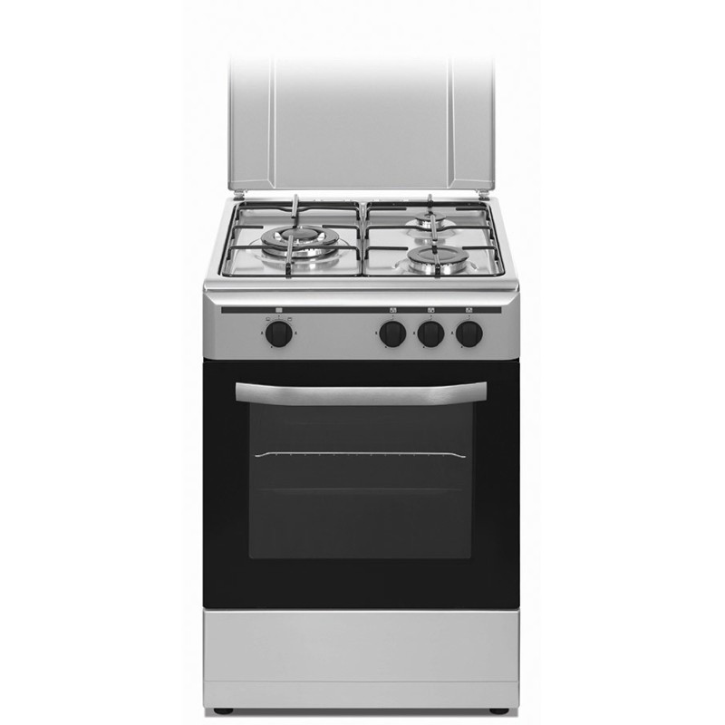Cocina Vitrok CB5530IB, 3Fgos. (1 Triple) 50x55 Io