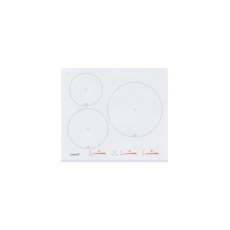 CATA INSB 6003 WH Blanco Integrado 60 cm Con placa de inducción 3 zona(s)