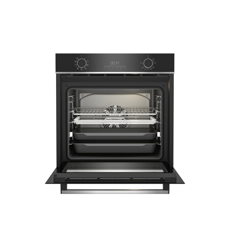 Beko BBIMA13300XS horno 72 L A+ Negro, Acero inoxidable