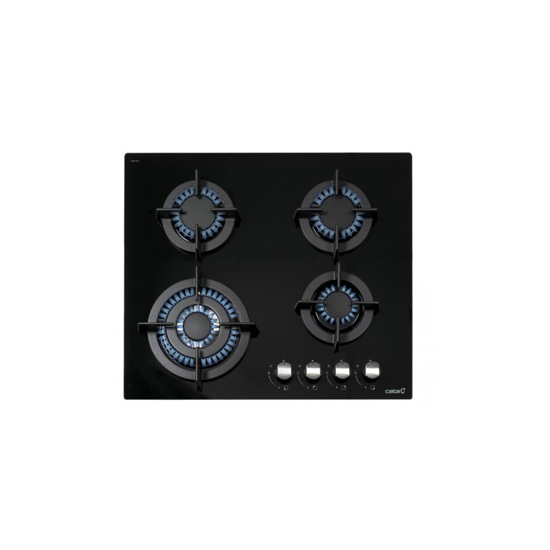Placa Cata CCI-6031 BK, 4 quemadores de 