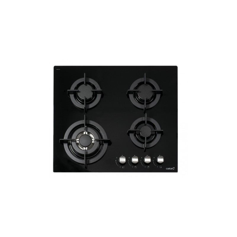 Placa Cata CCI-6031 BK, 4 quemadores de 