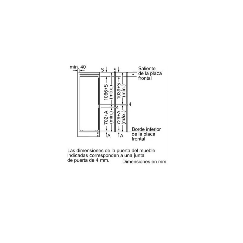 Siemens iQ500 KI86SAFE0 nevera y congelador Integrado 266 L E Blanco