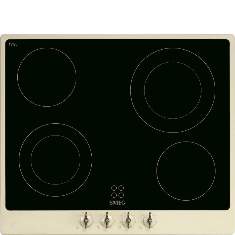 Vitro Smeg P864PO,  Colonial, color Crem