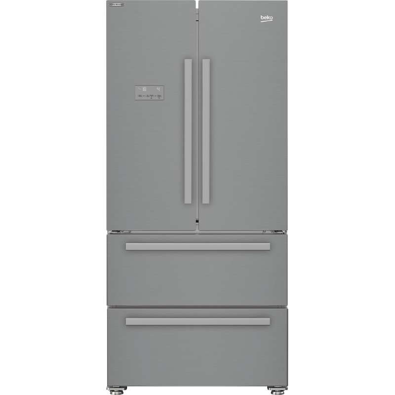 Beko GNE6049XPN nevera puerta lado a lado Independiente 539 L E Acero inoxidable