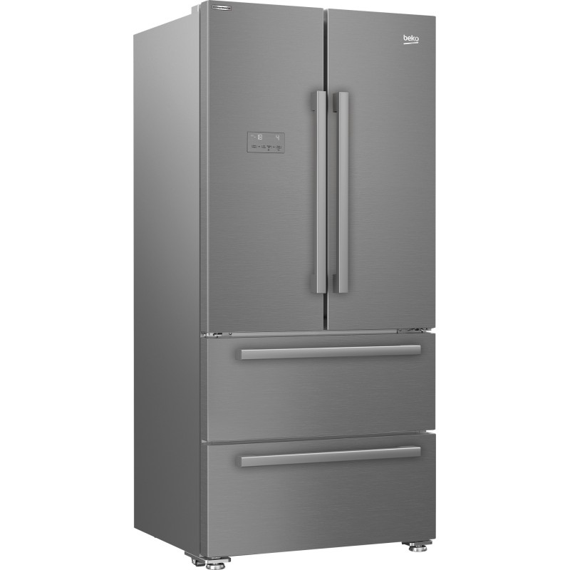 Beko GNE6049XPN nevera puerta lado a lado Independiente 539 L E Acero inoxidable