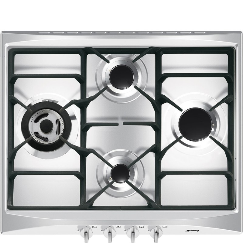 Placa Smeg SR264XGH2,  Gas, Estética Sel