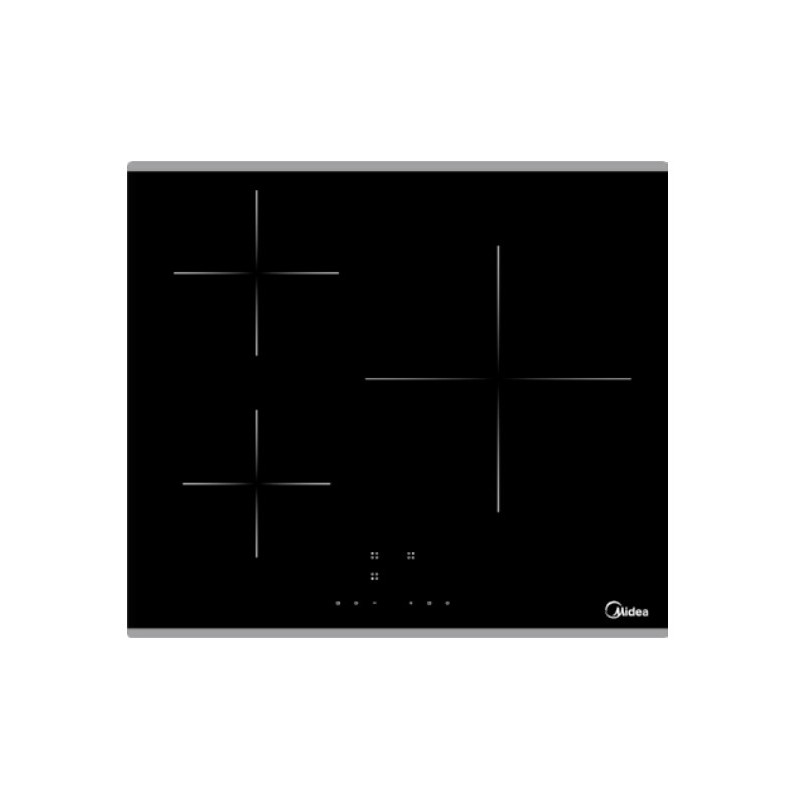 Midea MC-IT7118B3-A2C hobs Negro Integrado 59 cm Con placa de inducción 3 zona(s)
