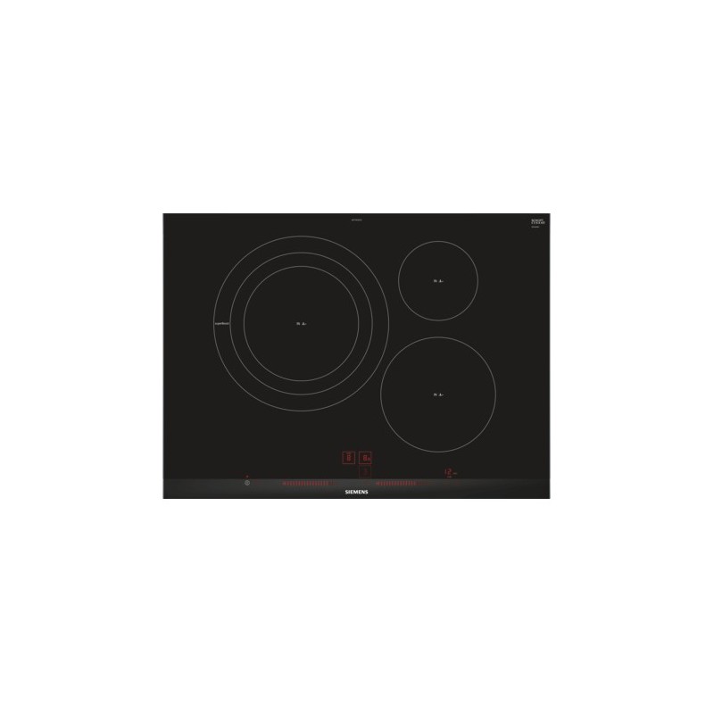 Siemens EH775LDC1E hobs Negro Integrado Con placa de inducción 3 zona(s)