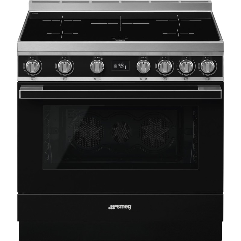 Cocina Smeg CPF9IPBL,  Portofino 90 cm, 