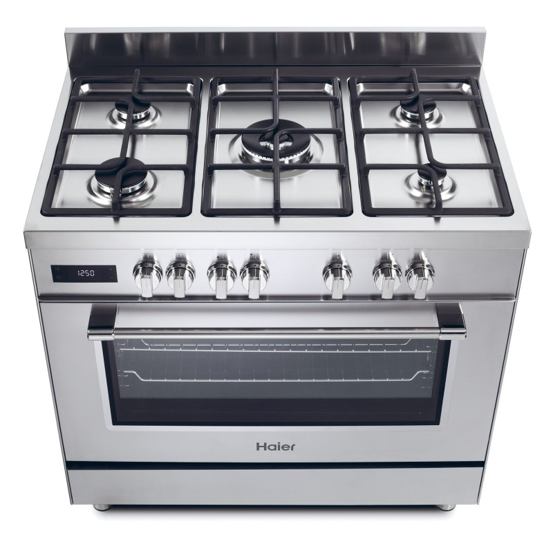 Cocina Haier HGM95TC1X,  PLACA GAS 90 CM