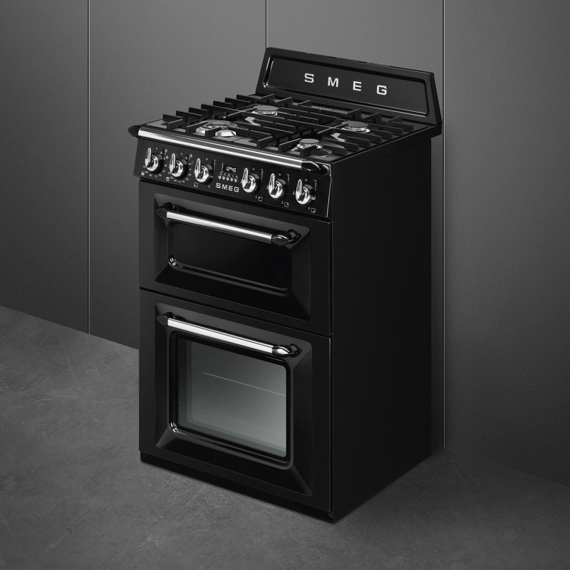 Cocina Smeg TR62BL,  Victoria, color neg