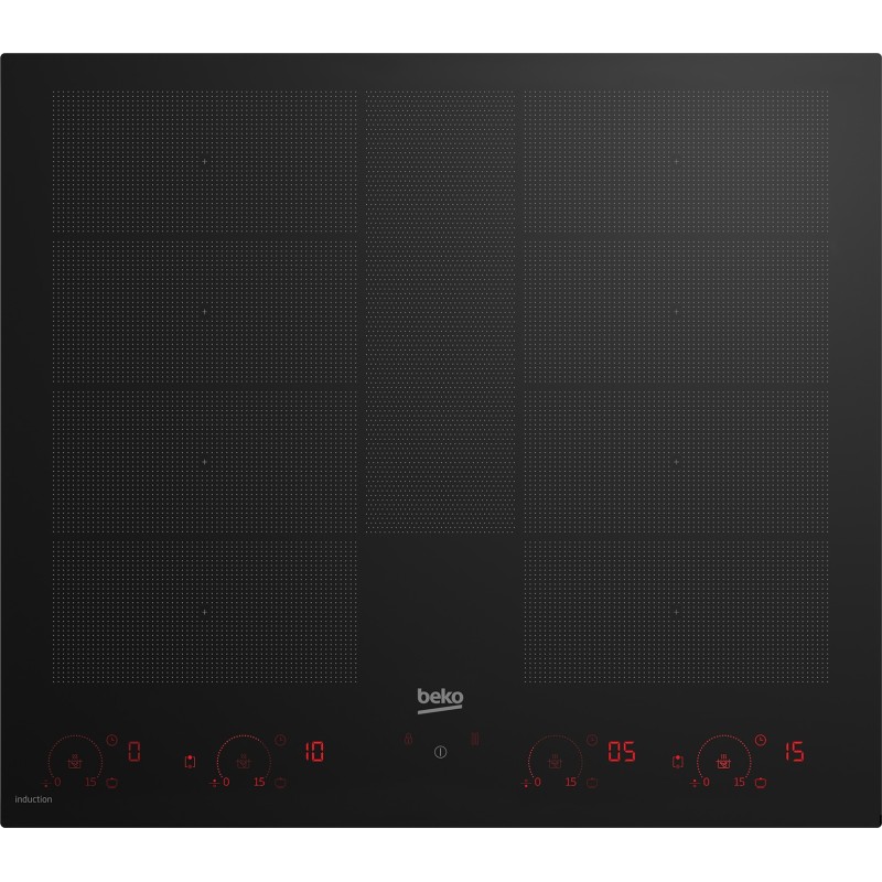 Beko HII68811NT hobs Negro Integrado 60 cm Con placa de inducción 8 zona(s)