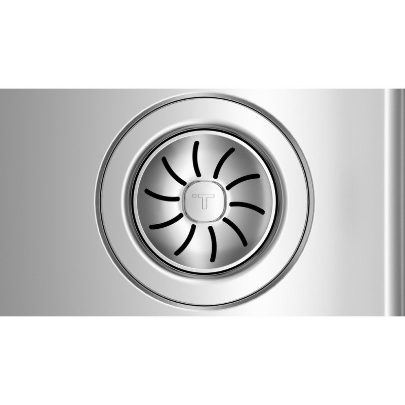Teka Brooklyn 60 M-XP 1B 1D Plus Lavabo sobre-encimera Rectangular Acero inoxidable