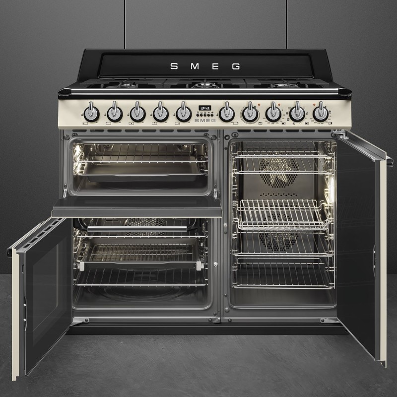 Cocina Smeg TR103P,  Victoria, color cre
